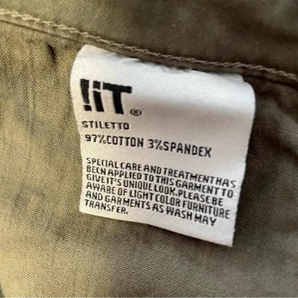 !iT stiletto soft denim high-waist skinny jeans, green, sz 27 - Picture 6 of 11